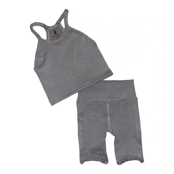 NWT Free People Movement Happiness Runs Top & Shorts 2pc Set - Picture 3 of 8